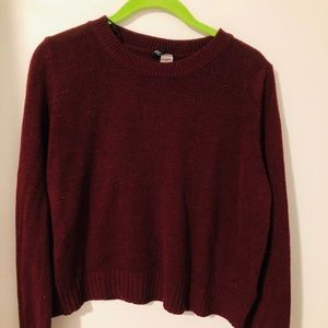 Divided H&M Burgundy Blouse
